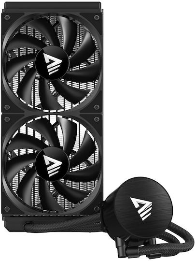 Savio NOX 240 mm Water Cooling System AIO CPU With 2 Fans 120mm And ARGB Lighting