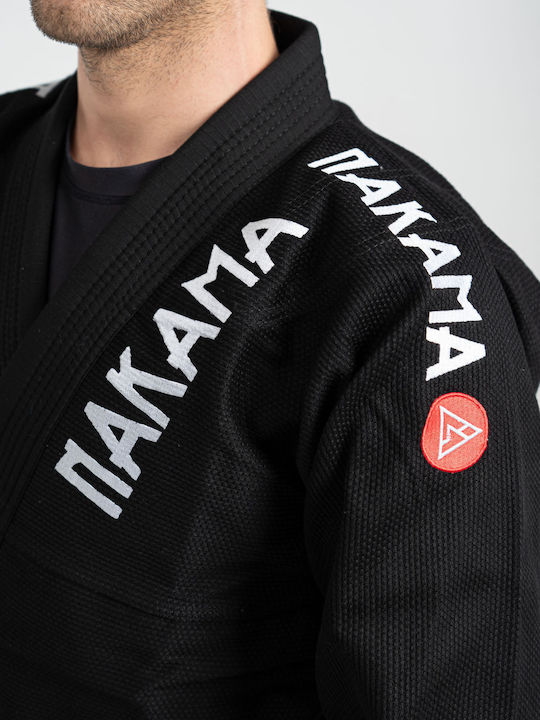 Nakama Uniform Brasilianisches Jiu Jitsu Schwarz