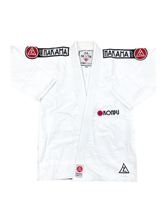Nakama Men's Brazilian Jiu Jitsu Uniform White