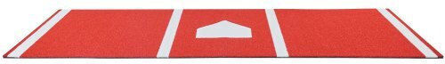Baseball Mat Vevor 300x116cm Baseball Mat Outdoor Training Red