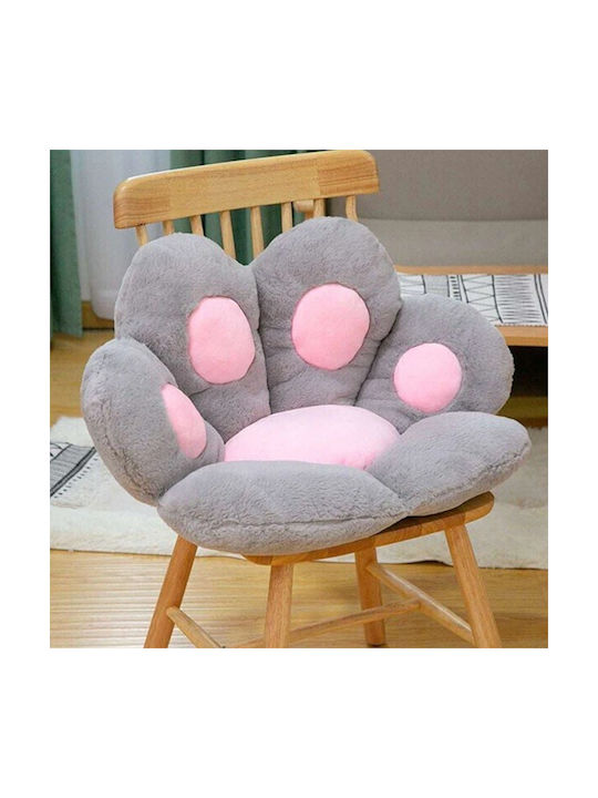 Kids Decorative Pillow Gray 80x70cm