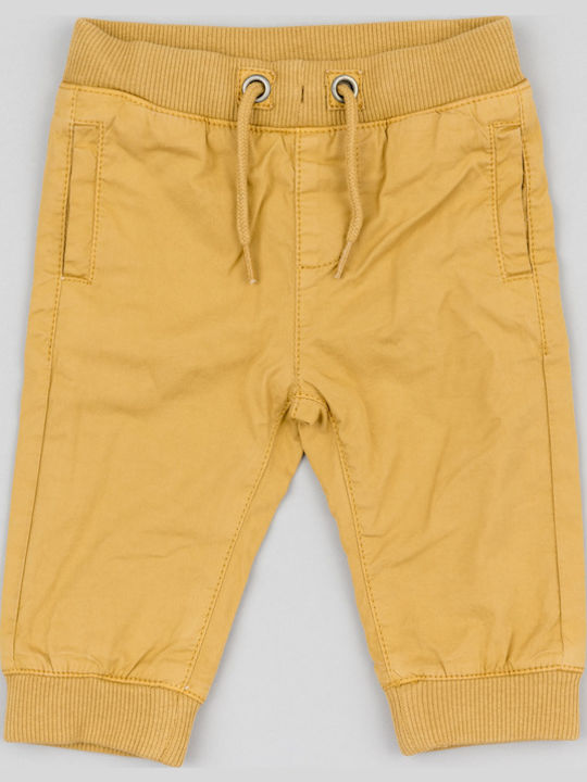 Kids' Jeans Trousers Solid Color Mustard Code LBBAP0401 23025