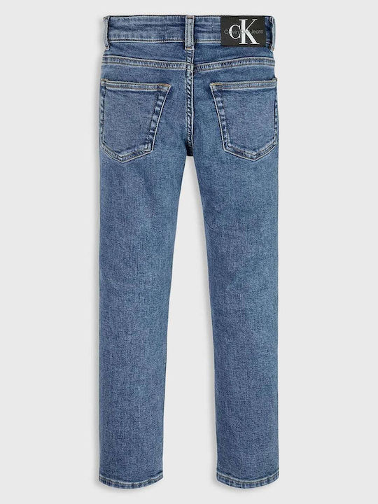 Calvin Klein Dad Essential Παιδικό Τζιν Παντελόνι Μπλε.