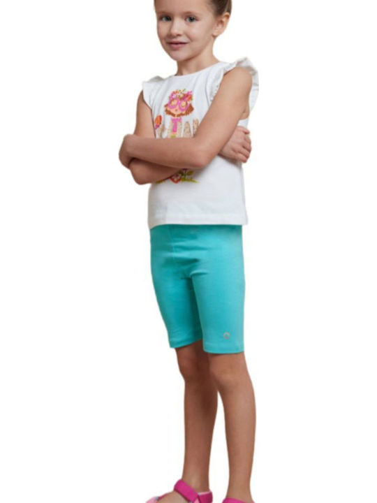 Kids Legging Cycling Short Blue