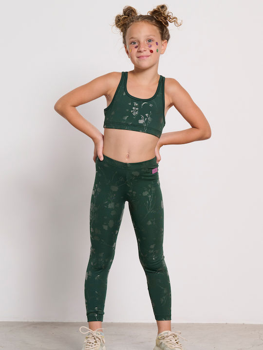 Kids Legging Sports Long Jade Evergreen Minime