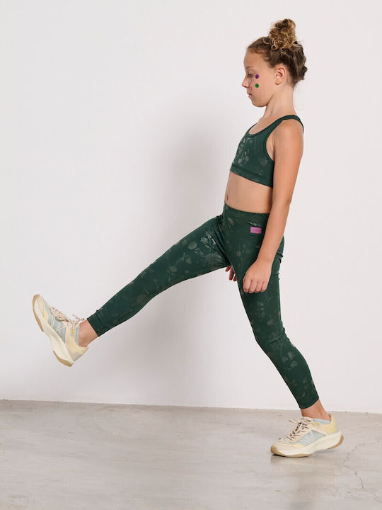 Kids Legging Sports Long Jade Evergreen Minime