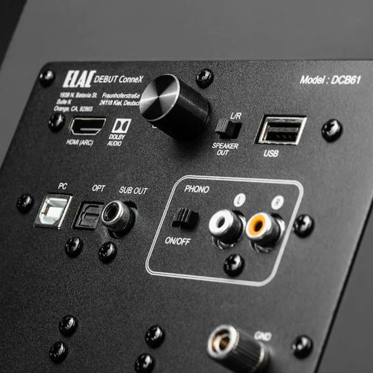 Elac Debut ConneX DCB61 Αυτοενισχυόμενα Ηχεία με Bluetooth 160W Walnut