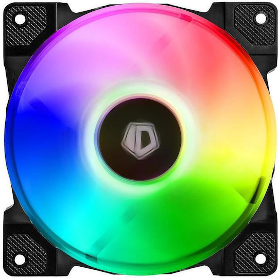 ID-Cooling Ventilatoare Pentru Carcasa 120mm (56.5cfm) Cu Iluminare ARGB 3 Bucăți