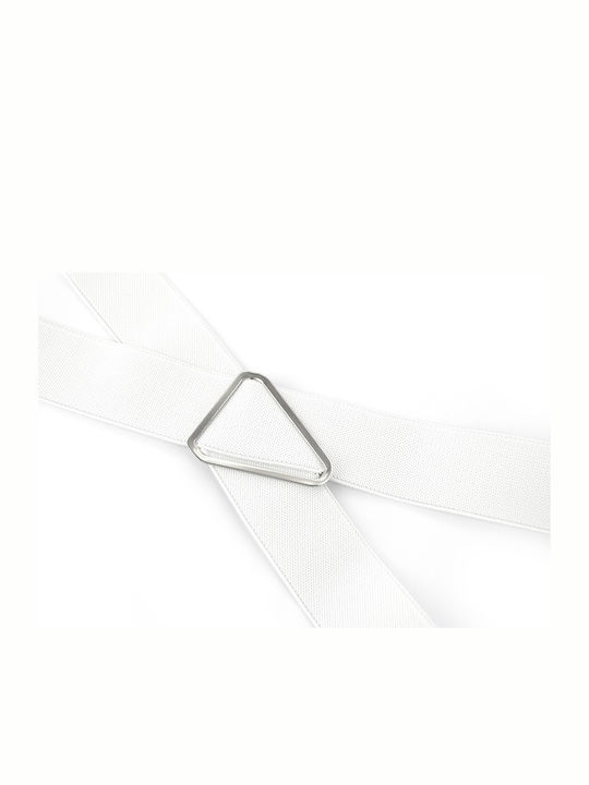 Τιράντες Ανδρικές 62030.157 White Victoria Λευκό