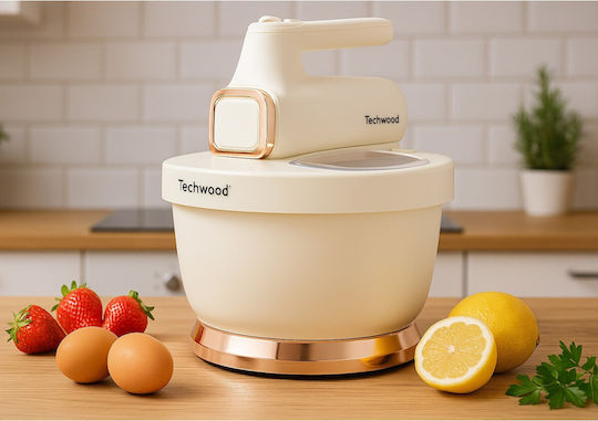 Techwood Mixer with Plastic Container 500W White