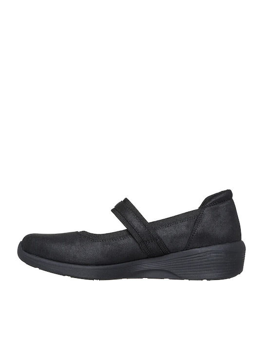 Ballerinas Arya With strap Black