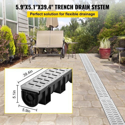 Vevor Stainless Steel Channel Gray 3pcs