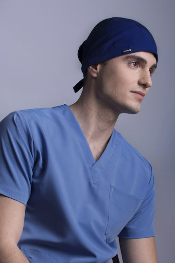 Numascrubs Men's Navy Blue Surgical Cap