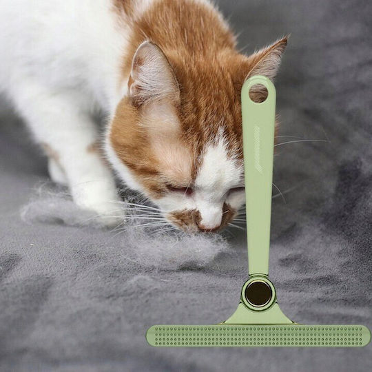 Perie Pentru Îndepărtarea Scamelor Flippy Haine Păr de Animale Manuală Dublă Față Multifuncțională 12x14.5 Cm Accesoriu Casă Verde