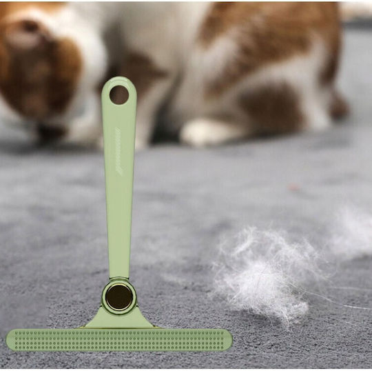 Perie Pentru Îndepărtarea Scamelor Flippy Haine Păr de Animale Manuală Dublă Față Multifuncțională 12x14.5 Cm Accesoriu Casă Verde