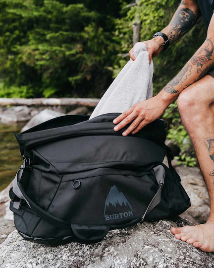 Burton Multipath Trockentaschen Umhängetasche 90lt Schwarze