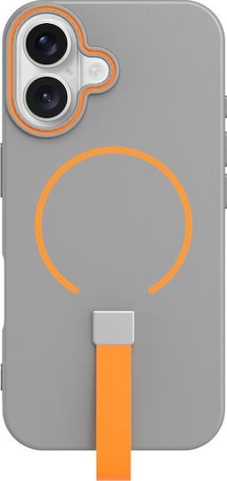 TelForceOne Loop Thin Mag Back Cover Σιλικόνης 1.8mm Γκρι (iPhone 12 / 12 Pro)