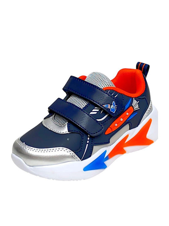 Kinder Sneaker mit Bügel- und Schleifenverschluss Marineblau