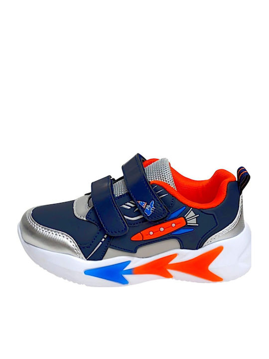 Kinder Sneaker mit Bügel- und Schleifenverschluss Marineblau