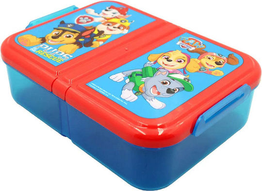 Gim Paw Patrol Plastic Kids' Food Container Paw Patrol 0.9lt Blue