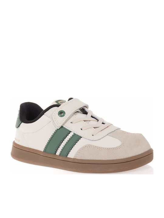 Kids Sneakers with Scratch Beige