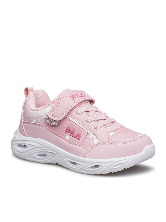 Fila Memory Flash Gordon Kids Sneakers with Scratch Lights Pink