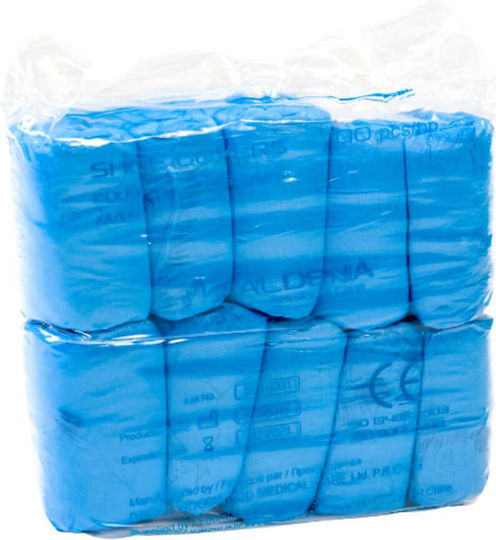 Disposable Shoe Covers in Blue Color 100pcs