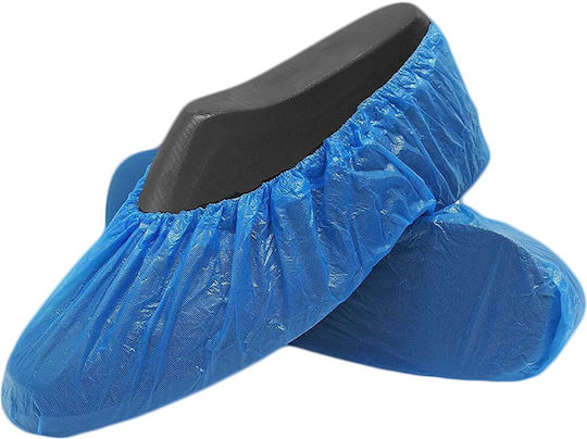Disposable Shoe Covers in Blue Color 100pcs