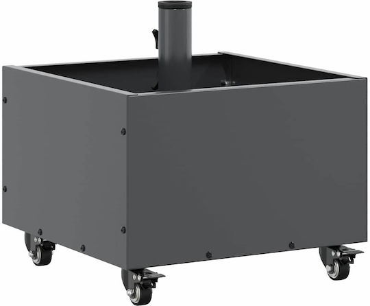 vidaXL Topf Metallisch Charcoal 45x45x45cm.