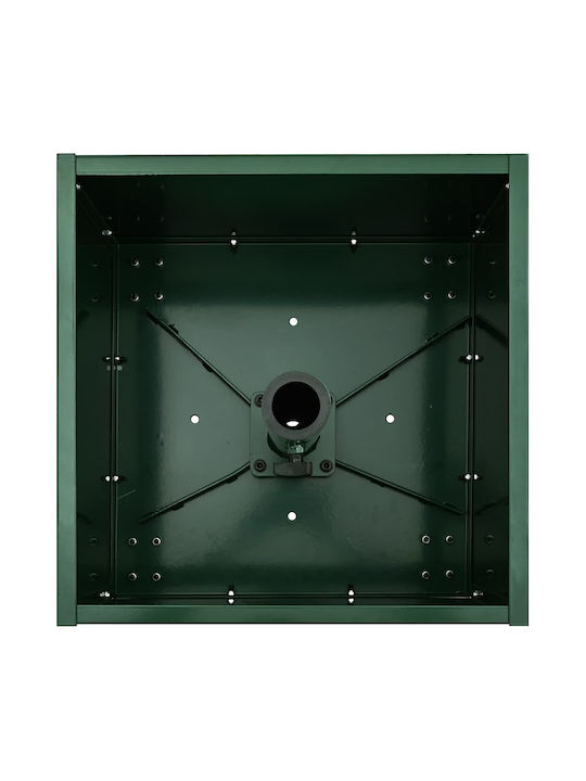 vidaXL Pot Metallic Green 45x45x45cm.