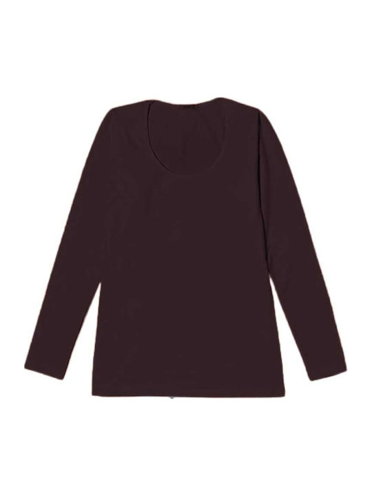 Women's Long Sleeve T-Shirt Charcoal