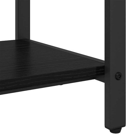 Vidaxl Κρεμάστρα Μαύρη Δρυς 95 X 34 X 184 Εκ Επεξεργασμένο Ξύλο Vidaxl Κρεμάστρα Μαύρη Δρυς 95 X 34 X 184 Εκ Επεξεργασμένο Ξύλο