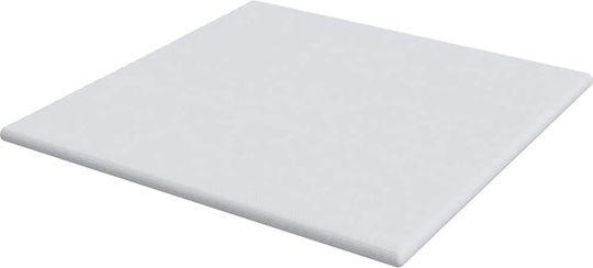 vidaXL Protecție pentru Saltea King Size Alb 200x200cm