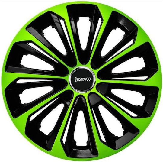 Set 4 Extra Starke Grüne R16 Auto Radkappen Für Daewoo Fahrzeuge