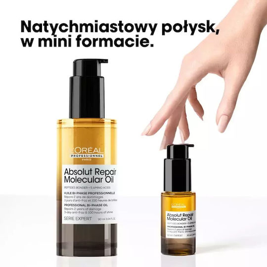 L'Oréal Professionnel Absolut Hair Oil for Repair against Split Ends 90ml
