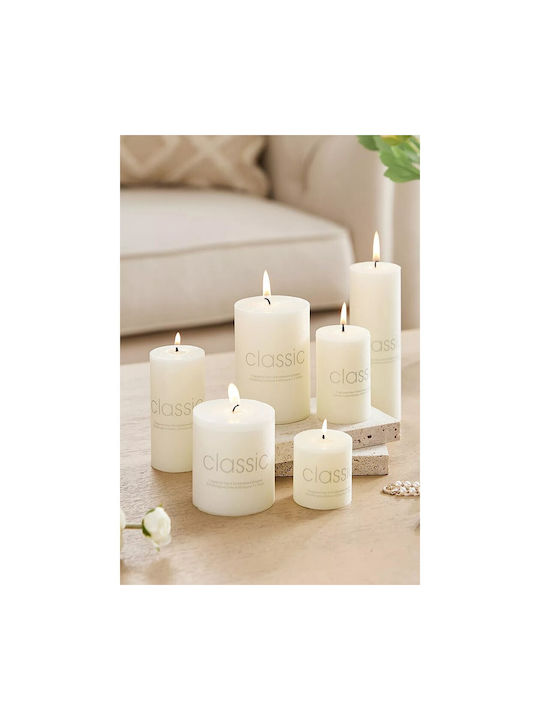 Lumânare Decorativă Albă 190g