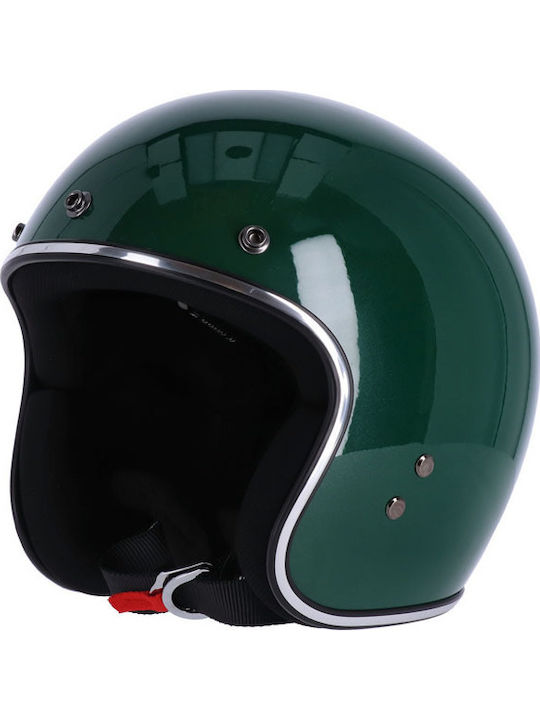 Roeg Jett Racing Green Κράνος Μηχανής Jet ECE 22.05