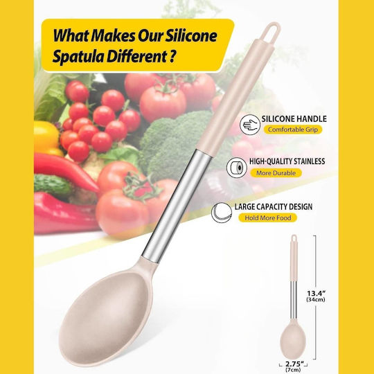Uncle George Deep Sauce Spoon Made of Silicone 34cm