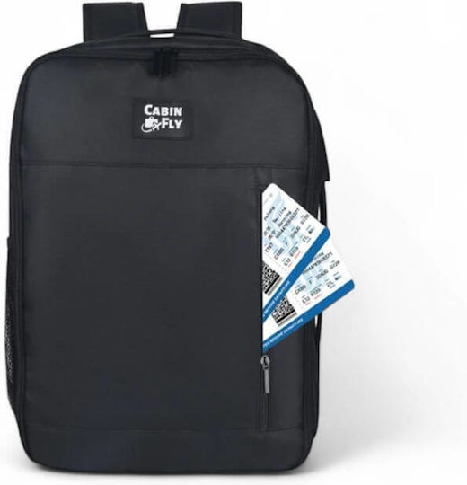 CabinFly Pacemaker Sack Voyage Back 30lt Black Fabric L40xW20xH30cm