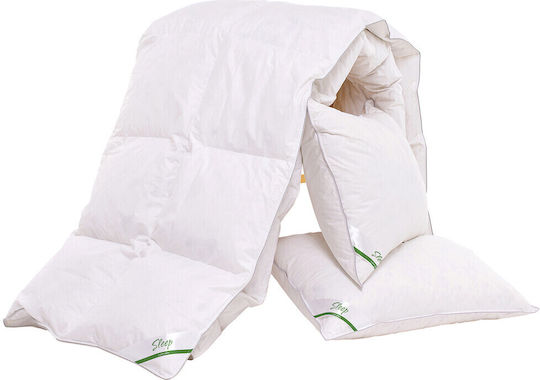 Green Future Bettdecke Doppelbett Daunen 200x220cm Weiß