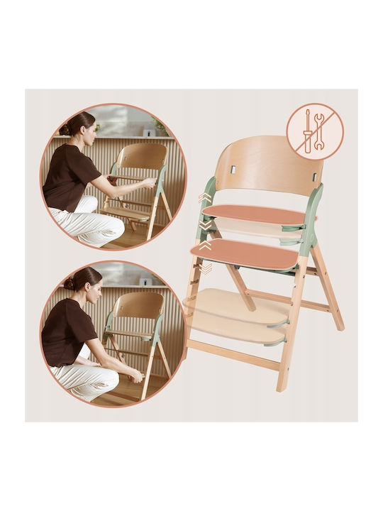 Lionelo Megan Highchair 3 in 1 & Fabric Seat Green