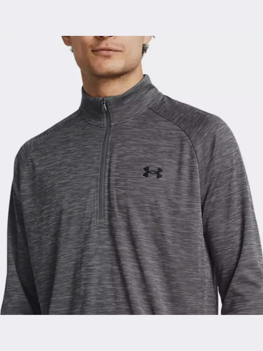 Athletic Long Sleeve Blouse Grey