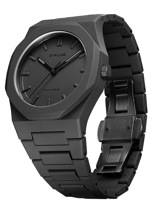 D1 Milano Polycarbon Watch with Battery Mechanism D1 Milano Polycarbon Watch with Battery Mechanism