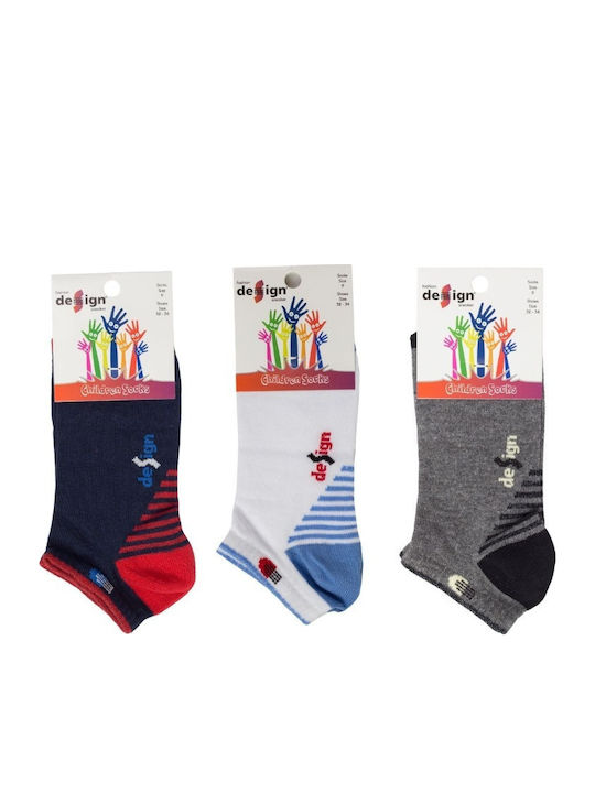 Design Socks Șosete pentru Copii Colorful 3 Perechi