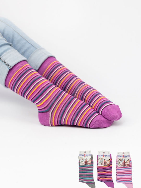 Design Socks Детски чорапи Colorful 3 Чифта