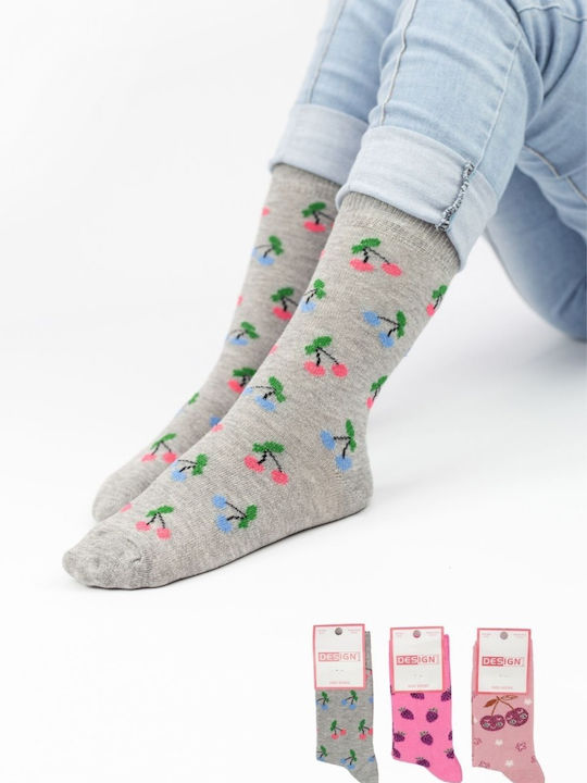 Design Socks Παιδικές Κάλτσες Πολύχρωμο 3 Ζευγάρια