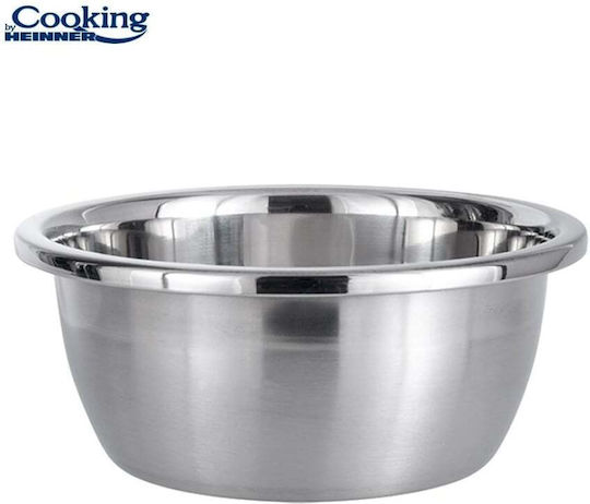 Heinner Aria Stainless Steel Mixing Bowl with Diameter 30cm and Height 12cm.