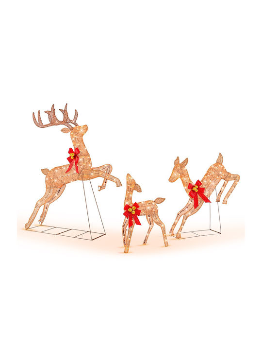 Costway Christmas Cake Stands Fabric White