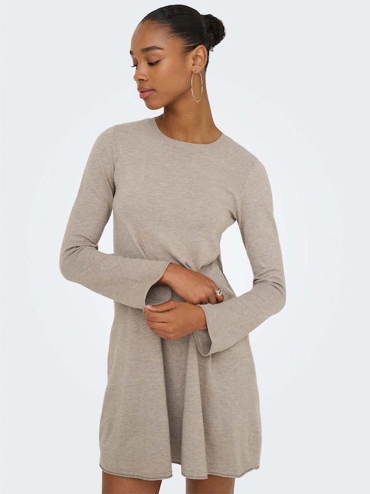 Life Mini Kleid Beige