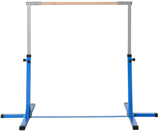 HomCom Pull-Up & Dip Bar without Weights Children's Adjustable Floor Punching Bag (197cm x 121cm x 95-145cm)